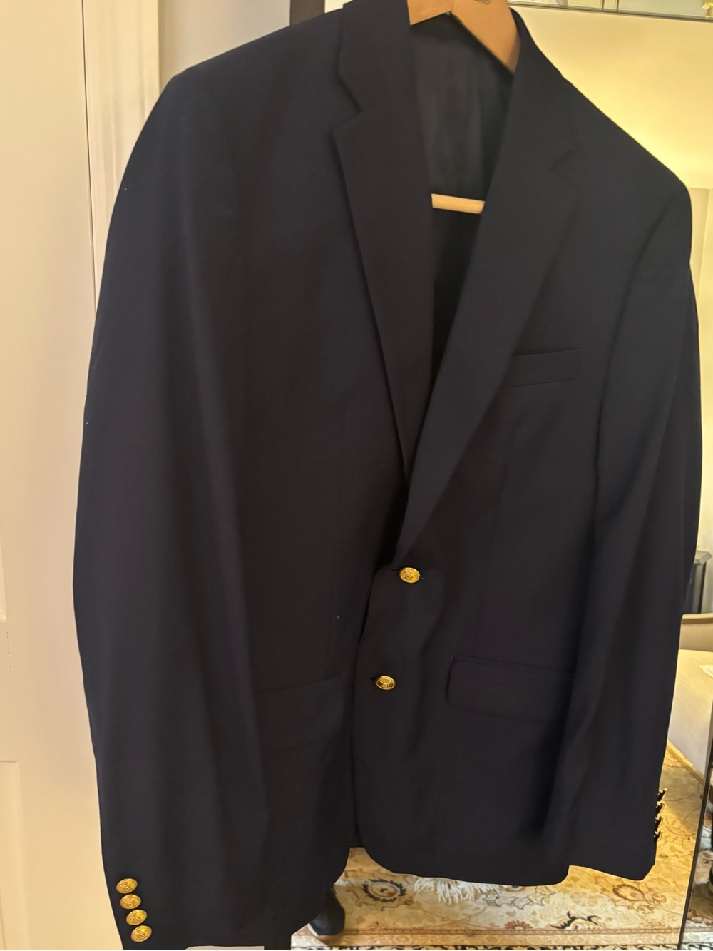 Lauren Ralph Lauren Men's Navy Blazer with Gold Buttons